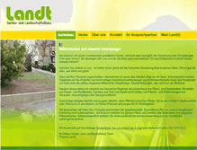 Tablet Screenshot of gartenbau-landt.de